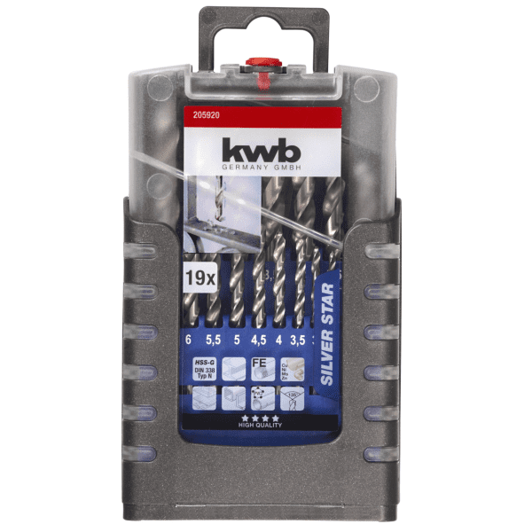 ZESTAW WIERTEŁ 19 SZT. 1-10MM 49205920