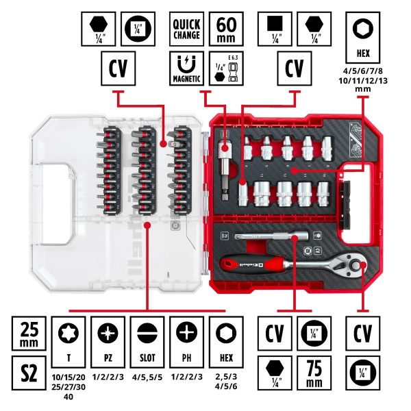 einhell-l-case-zestaw-bitów-i-kluczy-nasadowych-37-szt.-49109022